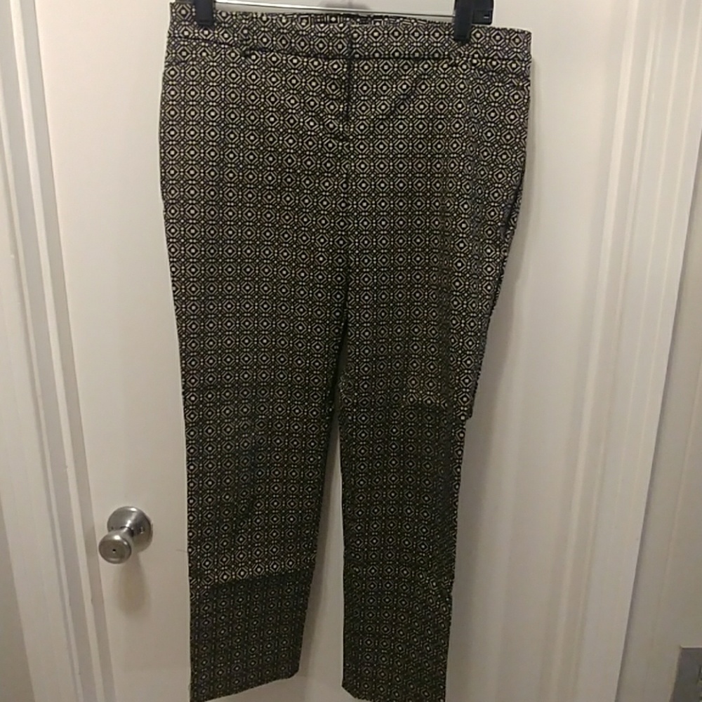 Black and cream pants